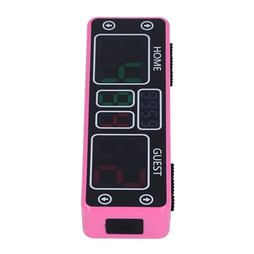 Marcador Digital Recargable LED 10 Dígitos Rosa miniatura 5
