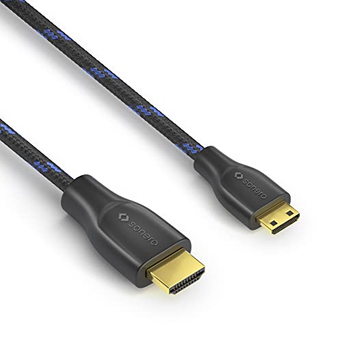 Sonero® 4K Mini HDMI to HDMI Cable, Premium High Speed, 4K 60Hz, Mini HDMI Male to HDMI Male, Gold-Plated Contacts - Image 4
