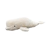 SMJWH Lindo Peluche de Ballena Beluga, pequeño muñeco, Suave y tierno Animal Marino, Ideal como Juguete Educativo for