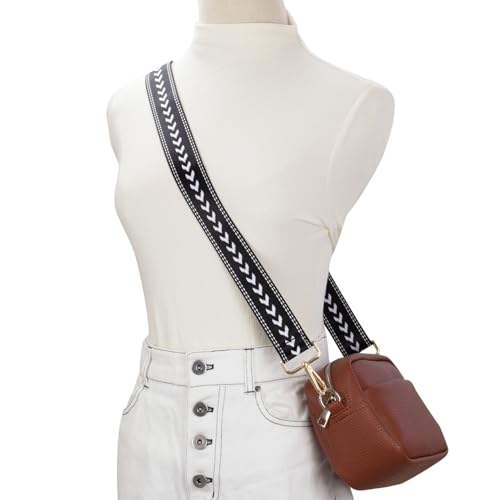 ZANQANO Purse Strap Replacement Crossbody Bag Women Wide Adjustable Jacquard Woven Handbag Straps2