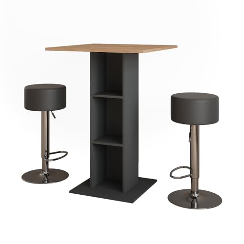 Vicco Set de Mesa de Bar Repose Oro Power