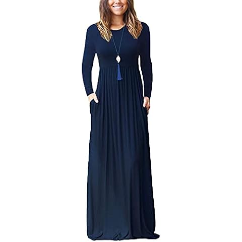 Hount Women's Long Sleeve Maxi Dress Cover