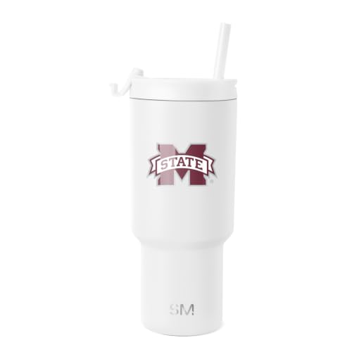 Image of Simple Modern MSU Bulldogs Tumbler with Straw | 30oz | Collegiate