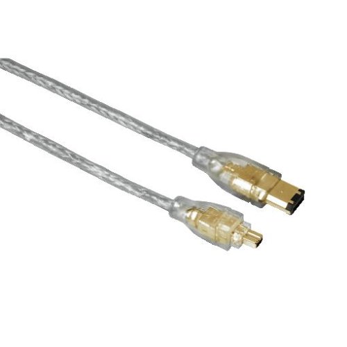 Preisvergleich Produktbild Hama 2,0 m Firewire-Kabel 4pol-6pol Transparent