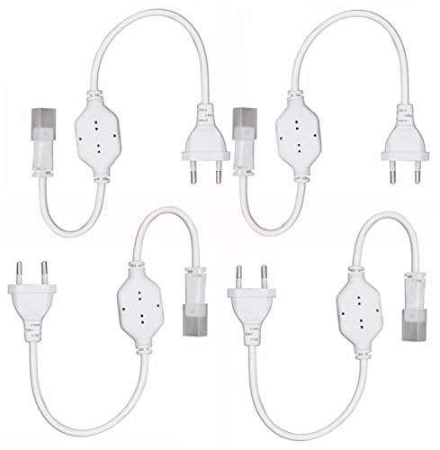 COOLWEST Prolunga Per Strisce LED 2 Metri | 2 Pezzi + Connettori 4 Pin | Adatto Per SMD 5050/3528 RGB | Kit Accessori Fai Da Te