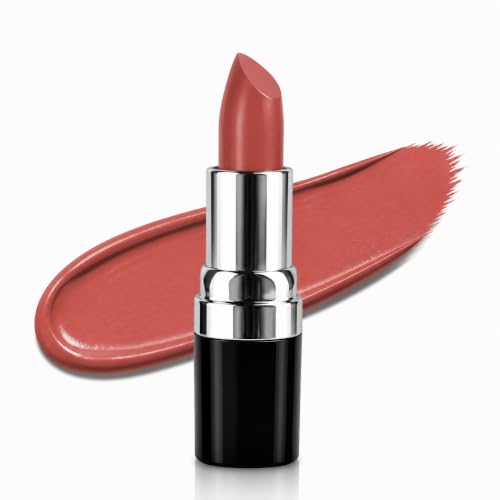 Image of Barva Natural & Moisturising Lipstick 4.3g (Rose Damask 225) | With Pure Ghee & Kokum Butter | Creamy Hydrating Finish | Mineral Colour | Long Lasting Rose Lipstick