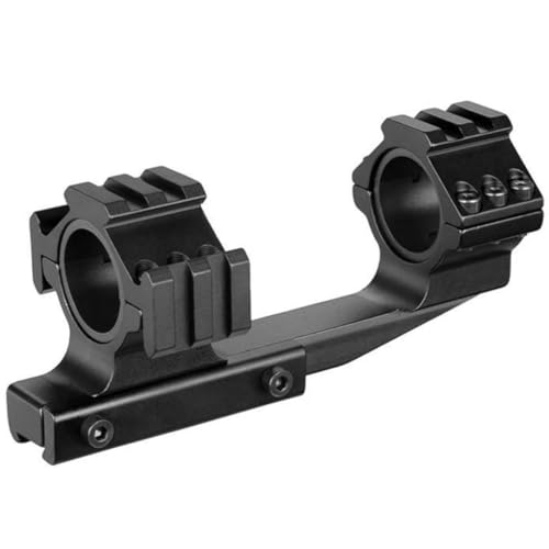 Supporto per cannocchiale a doppio anello con livella a bolla | Adatto per guida P.icadinny da 11 mm | Compatibile con cannocchiali da fucile da 25,4 mm e 30 mm | Supporto tattico