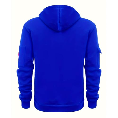 Mens Tactical Hoodie Fleece Cargo Military Quarter Zip Oversized Sweatshirt Workout Winter Pullover with Multi-Pockets3