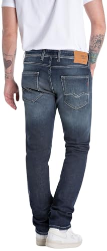 Replay Dżinsy męskie, 007 Dark Blue, 33W / 32L