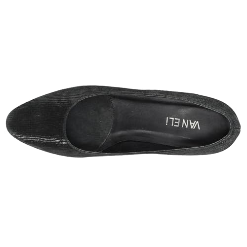 VANELi Womens Astyr Pointed Toe Block Pumps Dress Casual Low Heel 1-2" - Black - Size 10 W4