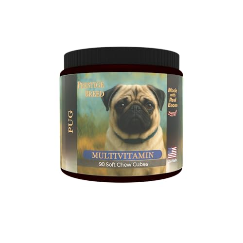 Pug Multivitamins 90 Count Made in USA