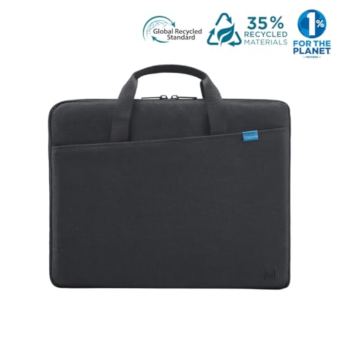 Mobilis Pokrowiec ochronny na tablety 10-12,5'' 35% z recyklingu platerowane kieszenie i wysuwane uchwyty czarne