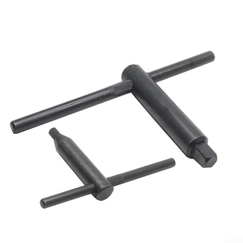 YJDOORPLAY Clé carrée pour mandrin de tour 8 mm, 10 mm, 12 mm, 14 mm, 17 mm, clé à poignée en T pour routeur CNC, fraiseuse, outils d'ingénierie du métal (14 x 14)