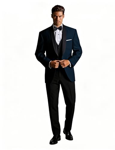 Veste de smoking pour mariage à revers châle : l'élégance masculine pour votre grand jour