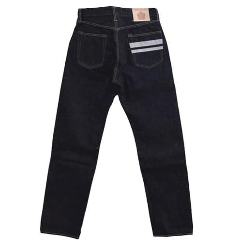 [�����Y�W�[���Y] CLASSIC'15.7oz�X�g���[�g�f�j�� MOMOTARO JEANS MMJB0101 MMJZ0101 EASY NAVY �W���o�u�G�R�b�g�� �Z���r�b�` ���Y ���{�� ���R ���� �W�[�p�� �����Y �A���J�W (JP, �����T�C