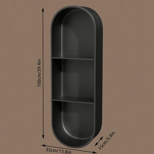 Étagère murale encastrée cintrée inox pour douche et cuisine - 5