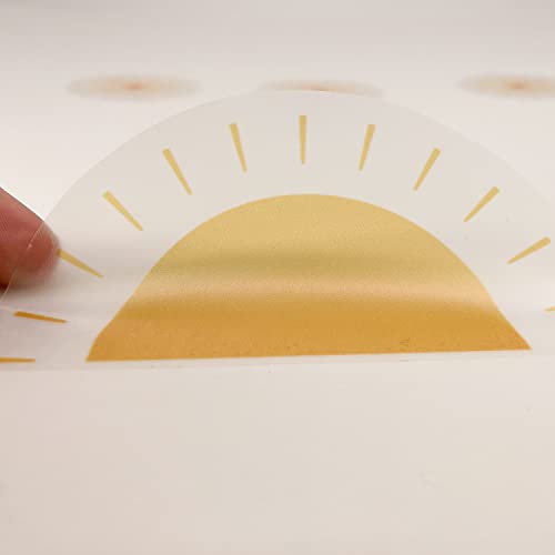 Vinilos decorativos Alwayspon 6 piezas amarillo naranja miniatura 6