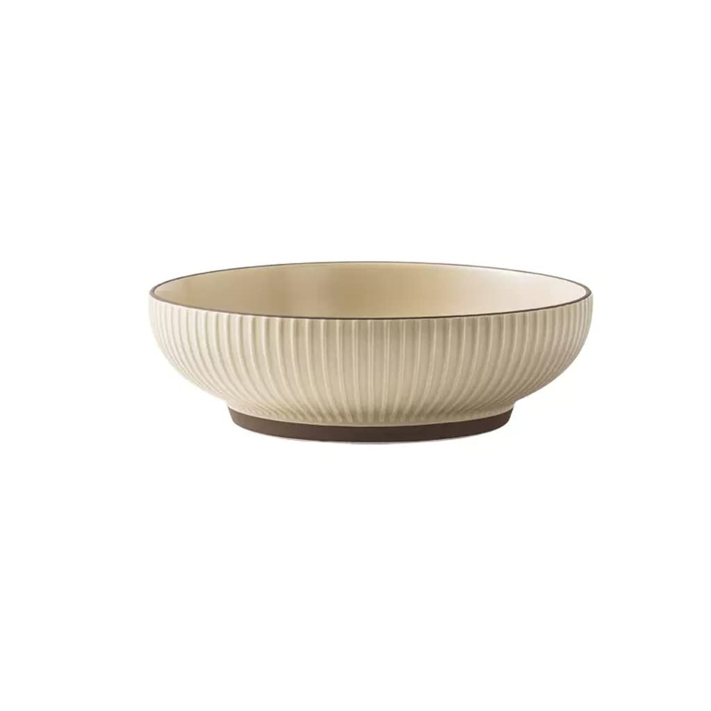 Ceramiczna miska do sałatek duża miska na makaron do zupy gospodarstwo domowe owoce salaterka zastawa stołowa restauracja miska deserowa (kolor: A2 szt., rozmiar: M)