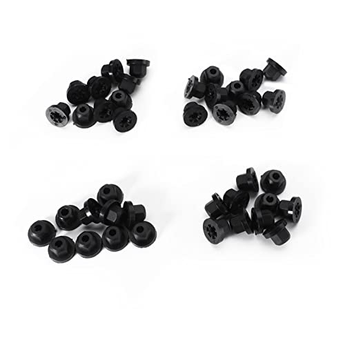 GNXfixt 40 tuercas de plástico para carcasa de rueda de coche 16131176747 8E0825265