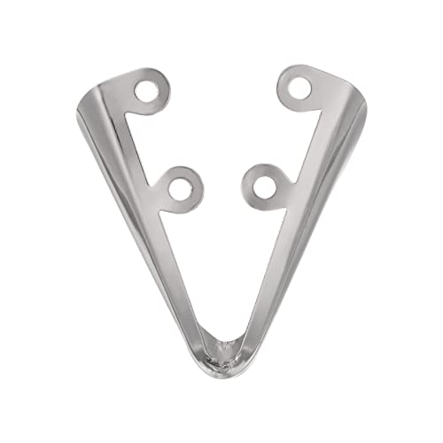 Harfington HTA220924HH0359 1Pair Metal Shoes Pointed Protector 1.81 Inchx1.65 Inchx0.47 Inch Women Solid Toe Tip Cap Cover Elegant thumb #3