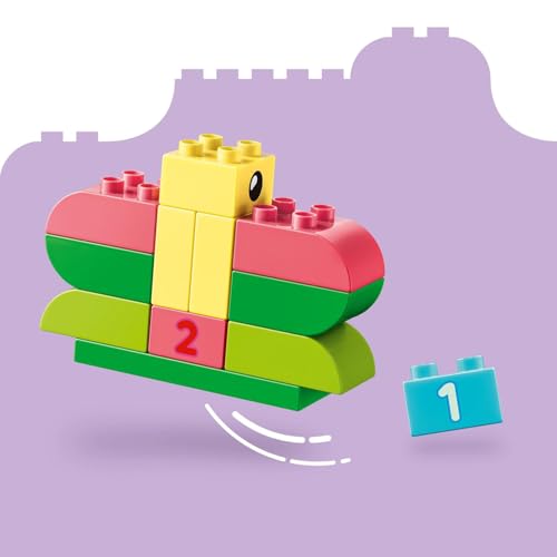 Image of LEGO DUPLO Classic Colorful Creative Box - Educational Building Toy for Open-Ended Play - 10479
