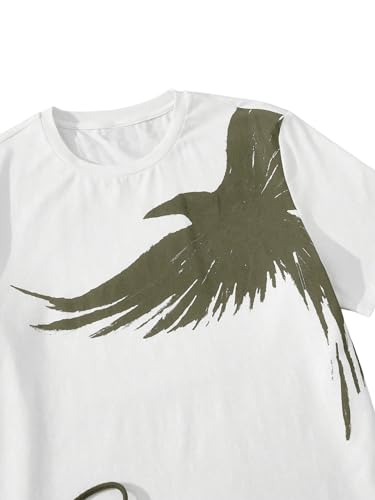 SOLY HUX Men's 2 Piece Outfits Graphic Print Short Sleeve T Shirt Tops and Sweatpants Set3