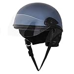 Sage Square Multi-Purpose Half Helmet for Men’s, Women’s (Non-Motorized) (Metallic Blue Matte)