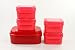 Produktbild TUPPERWARE Naschkätzchen 1,7 L rot+Bellevue 450 ml erdbeerrot (4) Vorratshaltung