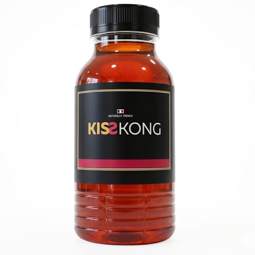 KISS KONG | Boisson aux Extraits Botaniques | 250 ml | avec Gingembre Caféine Zinc Vitamine C | Saveur Banane & Vanille Naturelle