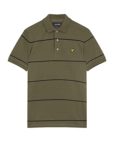 Polo à rayures larges Lyle & Scott pour homme en coton casual
