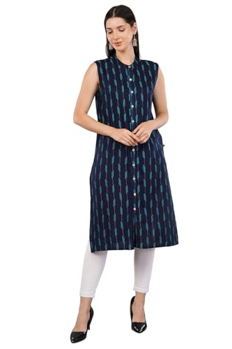 Image of SHRUTHI Women's Viscose Striped Straight Regular Ethinic wear Kurta