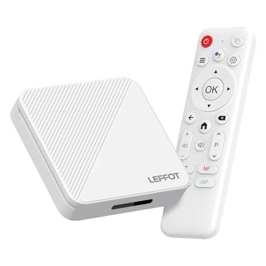 Android 14.0 TV Box 2025, LEFFOT H313 4K Ultra HD Android Box, 2GB RAM + 16GB ROM, Smart TV Box with HDR10, Voice Control, 2.4G & 5G WiFi 6, 100M Ethernet, Allwinner H313 Quad Core A53