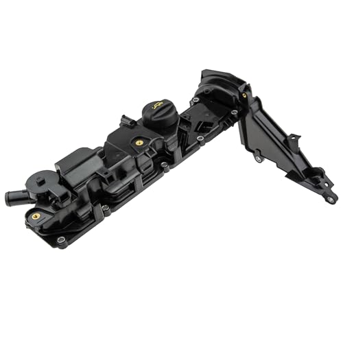 Partsline Cache Culbuteur Couvre Culasse compatible avec Berlingo, C3, C4, C5 III, C-Max II, Fiesta VI, Focus III, 2008 I, 207, 208, 308, 508, Partner 1.6 HDi - Réf 0249G2 9688939180