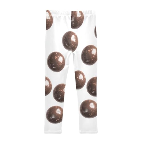 Girls Leggings Chocolate Balls Toddler Girls Clothes Leggings for Girls Toddler Girls Leggings 3-4T2