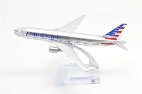 Image of Toys Uncle Diecast Aeroplane Scale Model, (B777 American 16 CM)
