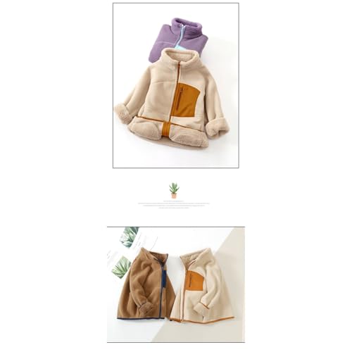 Teen Girls Fleece Jacket Coat Comfy Soft Warm Winter Sweatshirt Coats Zip Up Windproof Casual Outwear With Pockets4