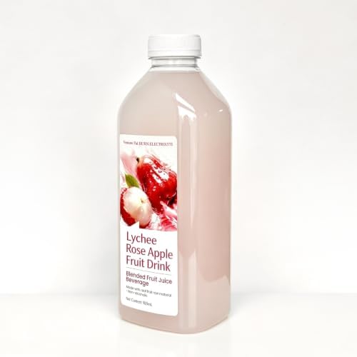 Venture Pal BURN ELECTROLYTE Lychee Rose Apple Blended Fruit Juice Beverage, Fruit Drinks And Fruit Juices, Fruit Drinks Crafted With Real Fruit, 900mL - 2