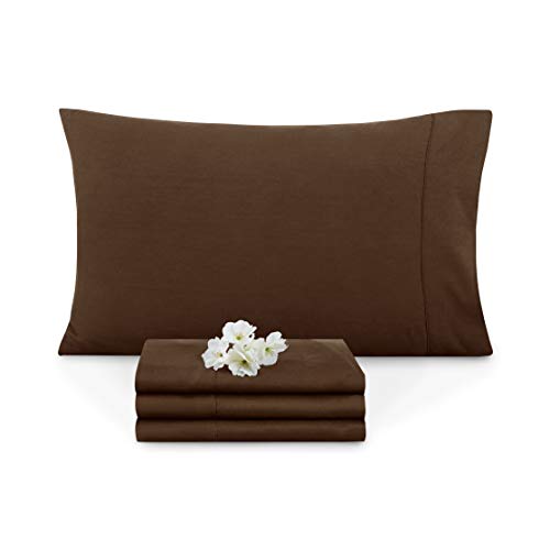 Empyrean Bedding Pillow Cases Standard Size - Soft Pillow Cases Queen - Standard Pillow Cases Set of 2 - Queen Pillow Cases Set of 2 - Queen Pillowcases Standard Size - Chocolate Brown