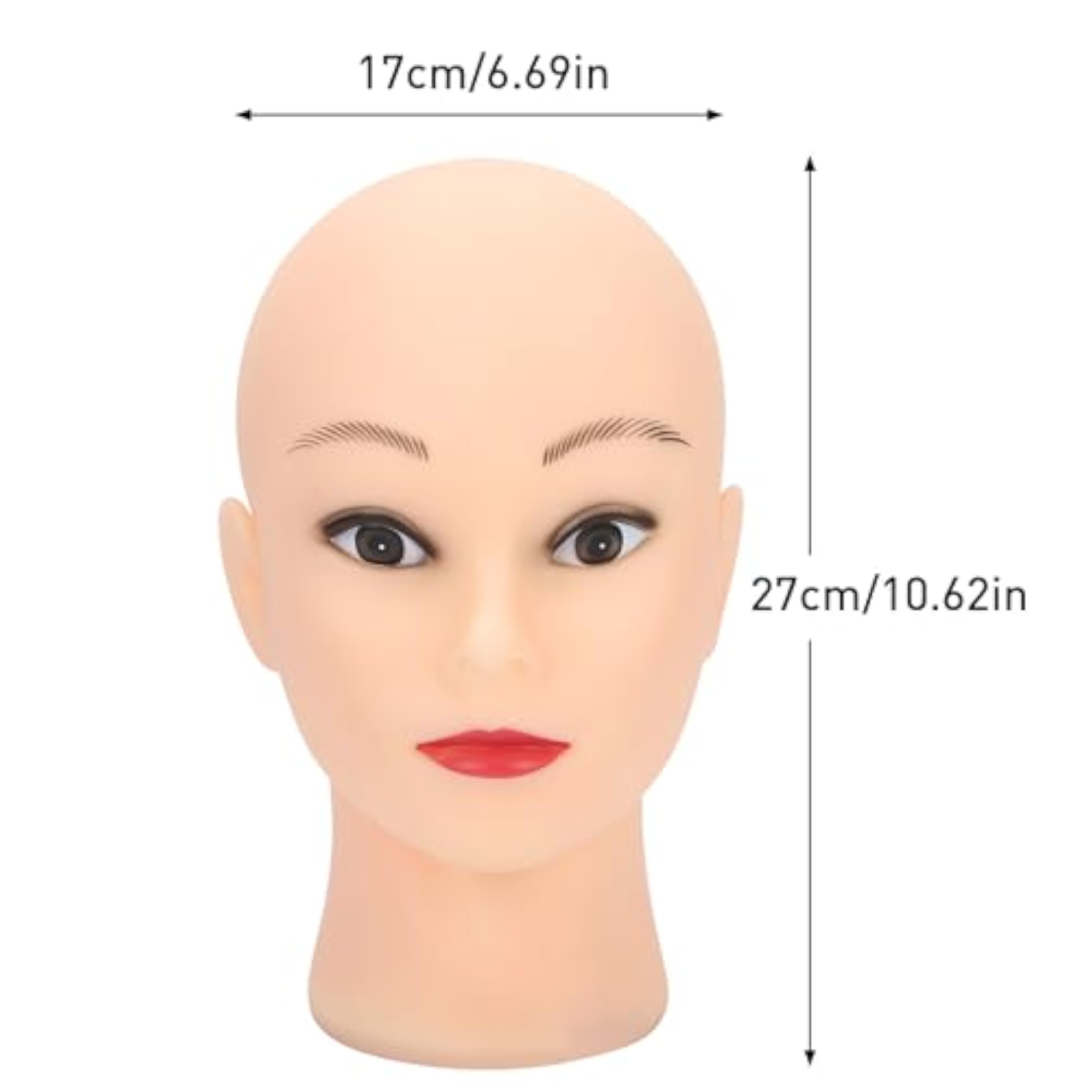 Professional Flat Head Bald Mannequin for Wig Making