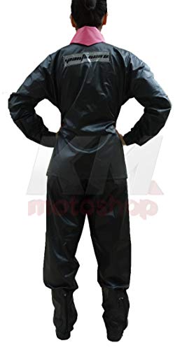 Capa de Chuva Para Motoqueiro Feminina Blusa E Calça Pvc Impermeavel Pantaneiro G
