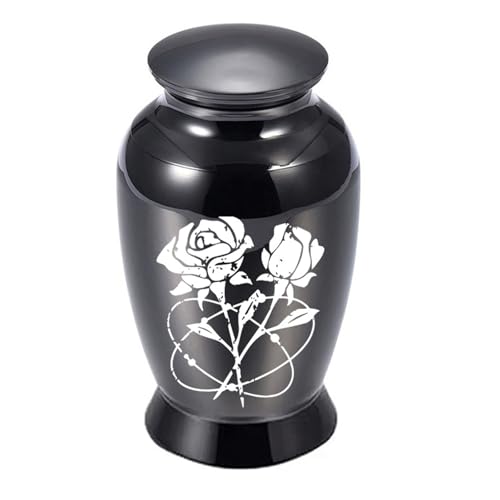 Metal Pet Memorial Urn Ashes Storage Holder Cremation Jar for Travel Ashes Keepsakes Secure Storage Remembrances Gift Cremation 