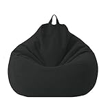 CUBIERTA DE BOLSITAS PREMIUM: Las fundas de las sillas de las bolsas de frijoles convertirán el caos de los animales de peluche en un almacenamiento funcional que funciona. hora.