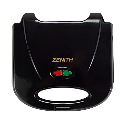 Zenith Zenith Electric Indoor Panini Grill Maker With Zera Copper Non-Stick Grilling Plates, Countertop Bread Toaster Easy Storage 77062 0 #TOP4