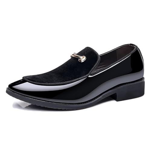 Mocasines de hombre en cuero sintético ultraligero con diseño slip-on confortable