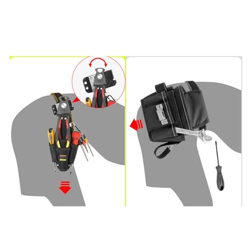 Rangement étanche portable et sac ceinture à outils pour entretien - 7