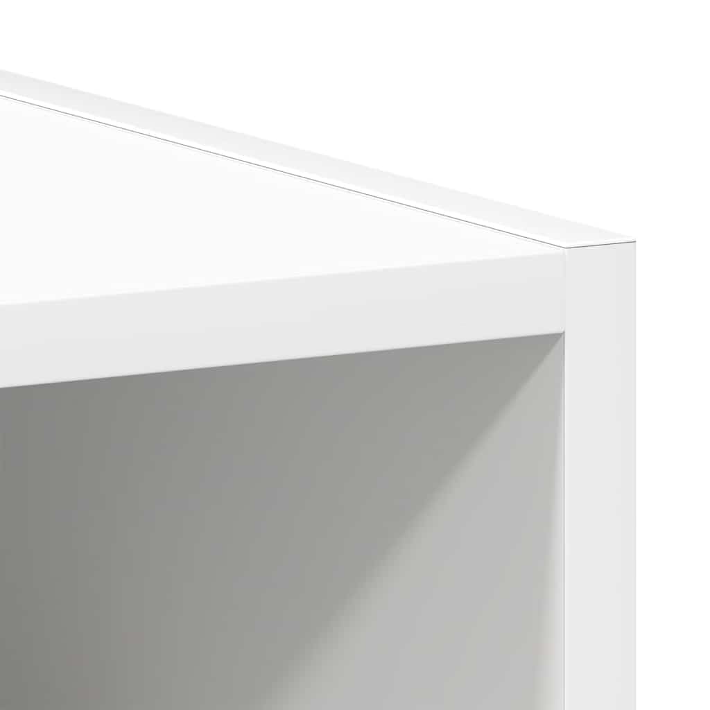 Hängeschrank Riga Weiß 40x29,5x60 cm Holzwerkstoff Wandschrank Küchenzubehör mit viel Stauraum für Schüsseln Teller Töpfe