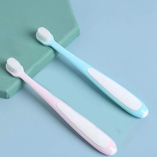 Toyvian 2Pcs Bebê Criança Escova de Dentes Infantil Formação Escova de Dentes Escova de Dentes de Ce