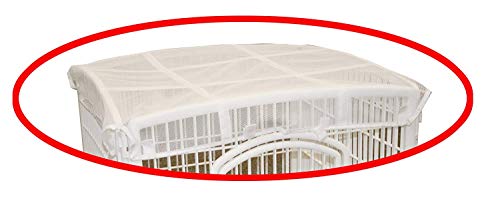Image of IRIS USA Playpen Cover, Mesh Top, White