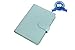 A5 Planner Binder,Personal Organizer,Spiral Binder Notebook,Harphia Magnetic Button with Zip Pouch Bag x1, Today Bookmark Ruler x1, PP Plate Tab Divider x1 - A5 9.06 x 7.28'',Mint Blue