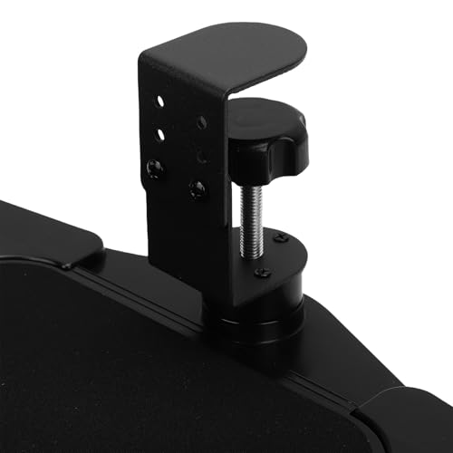 Plateau d'extension de bureau support de souris ergonomique à pince réglable - 7